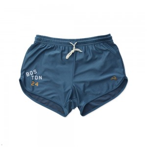 Blue Tracksmith Boston Men's Shorts | MSCFA-1456