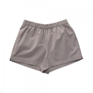 Grey Tracksmith Rapid Transit Women's Shorts | ISDAB-0293
