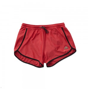 Red Tracksmith Van Cortlandt Women's Shorts | PGQLV-2379